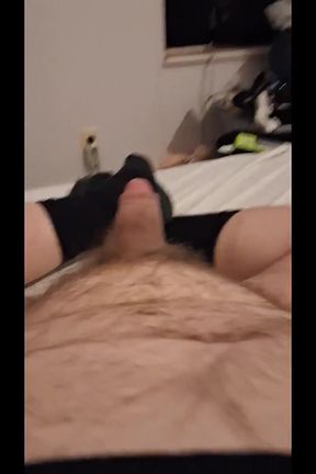 Leather Jacket Jack off!