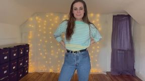 Your Wife Teases You with Her Jeans