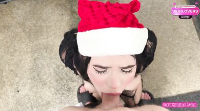 Anal Sex With A Gothic Style Girl is A New Year's Gift From My Wife.