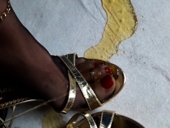 Feet in Nylons and Heels Piss Compilation