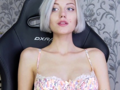 Curly Blonde Teen Records Solo Dildo Masturbation More at