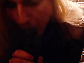 T-girl sucked ebony dick and riding her roommate