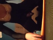 James tries to take 11.8 Inch Buttplug