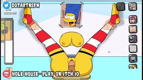 Marge Simpsons MILF From The Simpsons Full Scenes Multiple Positions Creampie Compilation - Hole House Game [Rule 34, Hentai, Cartoon]