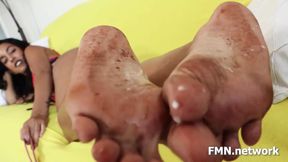 Claire Black&#039;s Dirty Feet JOI