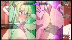 sexbed dolls [ hentai game pornplay ] ep.4 nagisa take huge anal beads in her tight ass during the toilet gangbang