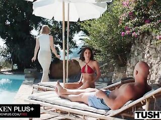 TUSHY Fiery Siren Eva Generosi Gapes Her Perfect Petite Butt During Ardent Anal