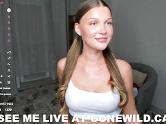 Sexy Tattooed Girl Dances in Lingerie on Webcam