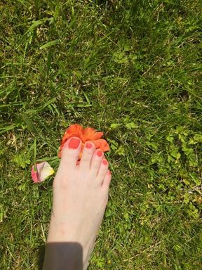 Crushing flowers