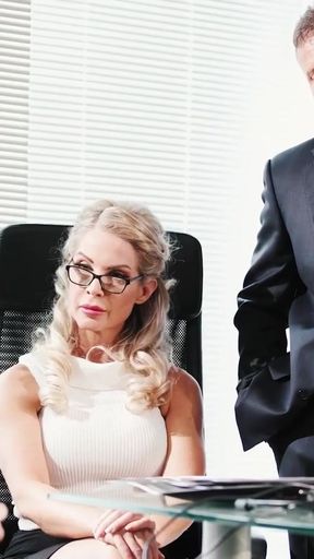 Dirty Little Secret at the Office with Karina King from HR &amp; George Uhl at SinfulXXX   Clip 1