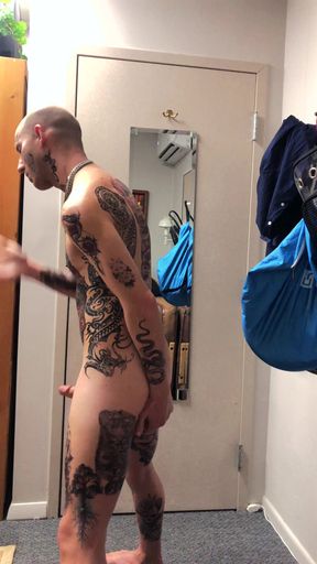 Tatted Twink Masturbation Solo