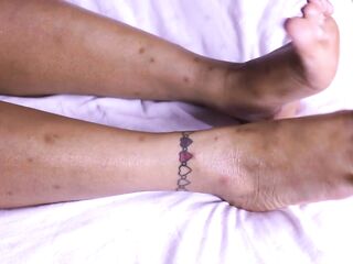 Autumn Luvit played with my rod with her thick hot feet