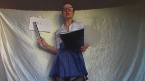 Maths Class Masturbator Punished JOI