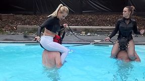 Shoulder Ride Practice in the pool - Part Two - 1 - HD