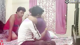 Indian desi MMF Threesome sex