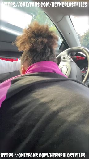 Pretty Bitch Suck My Dick on a Road Trip