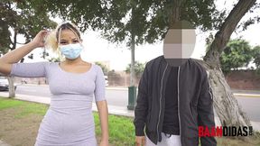 novia infiel es descubierta en publico por youtuber de badabun, termina con su pareja y la follan por baandida