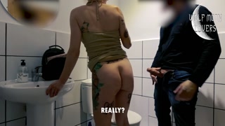 I fucked a friend without a condom on a public toilet while sending videos to my cuckold husband