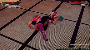 Remiel VS Bambi Bimbo (Naked Fighter 3D)