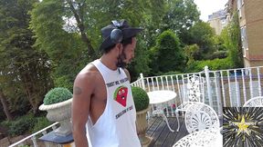 hot yardwork leads to a sweaty fuck session with shooting star