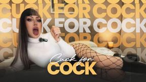 Cuck for cock - cuckold pov - make me bi - bisexual encouragement - beta male humiliation - big titty goth girl - femdom pov - verbal humiliation JOI
