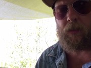 Sexy Bearded Daddy Jamming On a Sunday