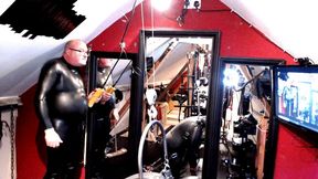 Black Rubber Suspension Bondage