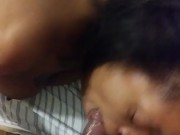Zaddy fed me his dick and cum for dinner
