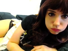 Tattoed Amateur Webcam Girl Hot Dildo Action Masturbation