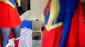 157 Gabi Gold Is Supergirl Fucked With Blue Nylon - Sex Movies Featuring Sexy Tights
