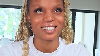 UNBELIEVABLE! African Blonde Ebony Bombshell LANDS Massive Cock After JawDropping Casting Interview!