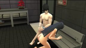 Sasuke Spanks Hinata Before Rough Naruto Anal in Anime Cuckold Fantasty