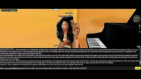 Raven-Haired Goddess Enjoys Twin Thrills Beneath the Moonlit Night