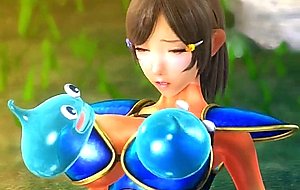 3D Funny Creatures Fuck Busty Teen!