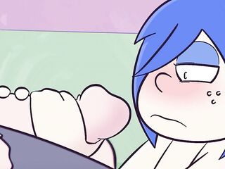 Quick Oral Below The Table At Restaurant ( Parody Toon )