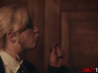 Large booty playgirl Lexi Lore sucked large jock and sexy honey enjoyed coarse snatch banging and coarse anal-act of love