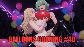 Balloons Gooning #4D: Balloon Goon Trance (Animated, Music, Text)