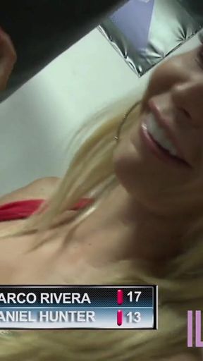 Tattooed blonde loves to fuck and suck big dick