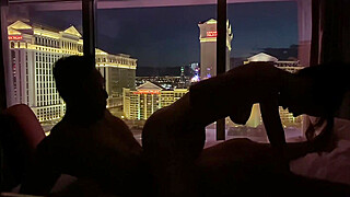 VEGAS DANCERS FUCK IN HOTEL - Hot Silhouette Sex