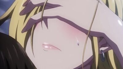 Watch two kinky anime babes get creamy during steamy sex with 2 cocks in HD