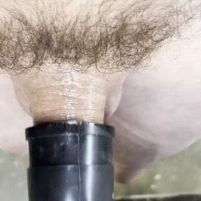 Micro cock fucking 1 inch pipe