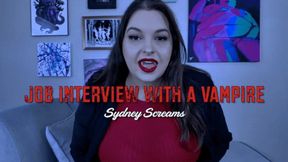 Job Interview with a Vampire - POV Job Interview with Hot Vampire Boss Sydney Screams - 1080 wmv