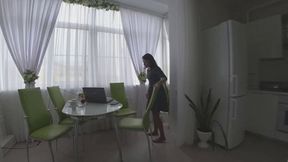 Photoshoot of a girl with a very painful left leg a
