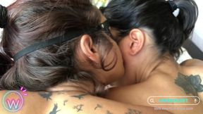 Guy Gives His Best to Satisfy Two Hotties in a Threesome