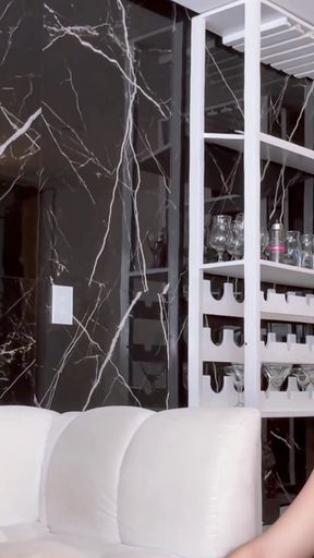 My Pregnant Friend and I Don't Oil Our Belly and Fuck Our New Vecion Until We Cum