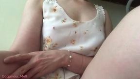 Fondling my nipples &mdash;  getting ready to leave my house with them HARD ????????