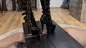 trampling cbt with cbt table and high heels