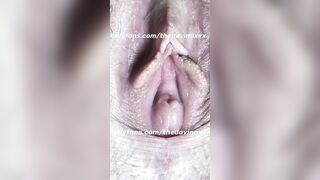 Up Close Vagina and Asshole Winking pov