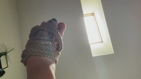 Rope, Foot Worship, and Giantess Control 4k