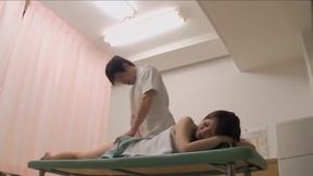 Busty Jap teen screwed in voyeur erotic massage movie